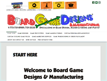 Tablet Screenshot of boardgamedesigns.com